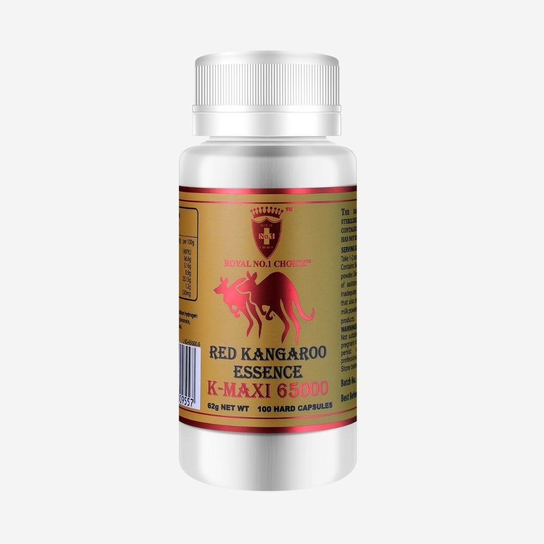 Red Kangaroo Essence K-Maxi 100 Capsules image 1
