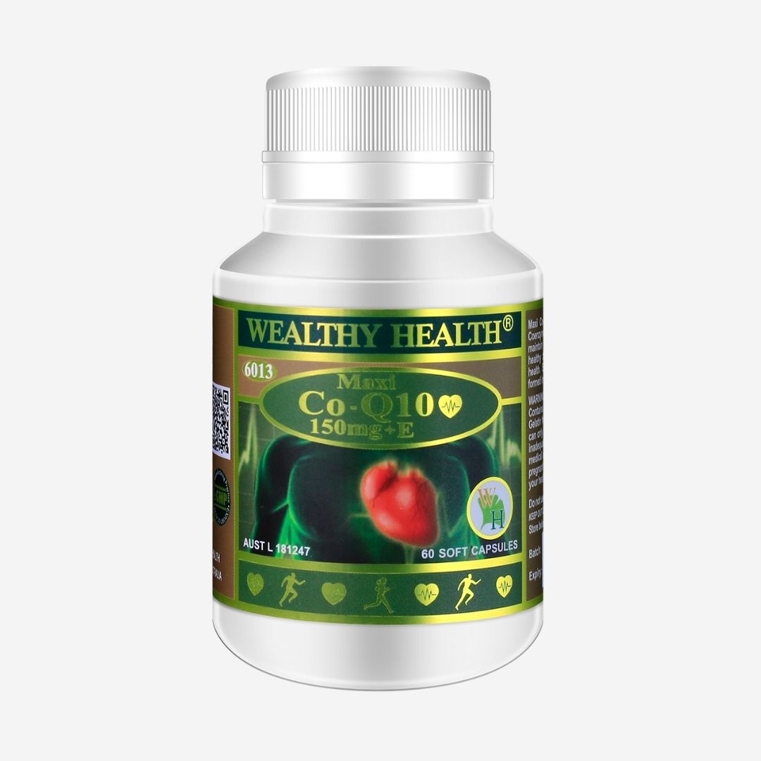 Maxi CoQ10 150mg + E Heart Health Capsules image 1