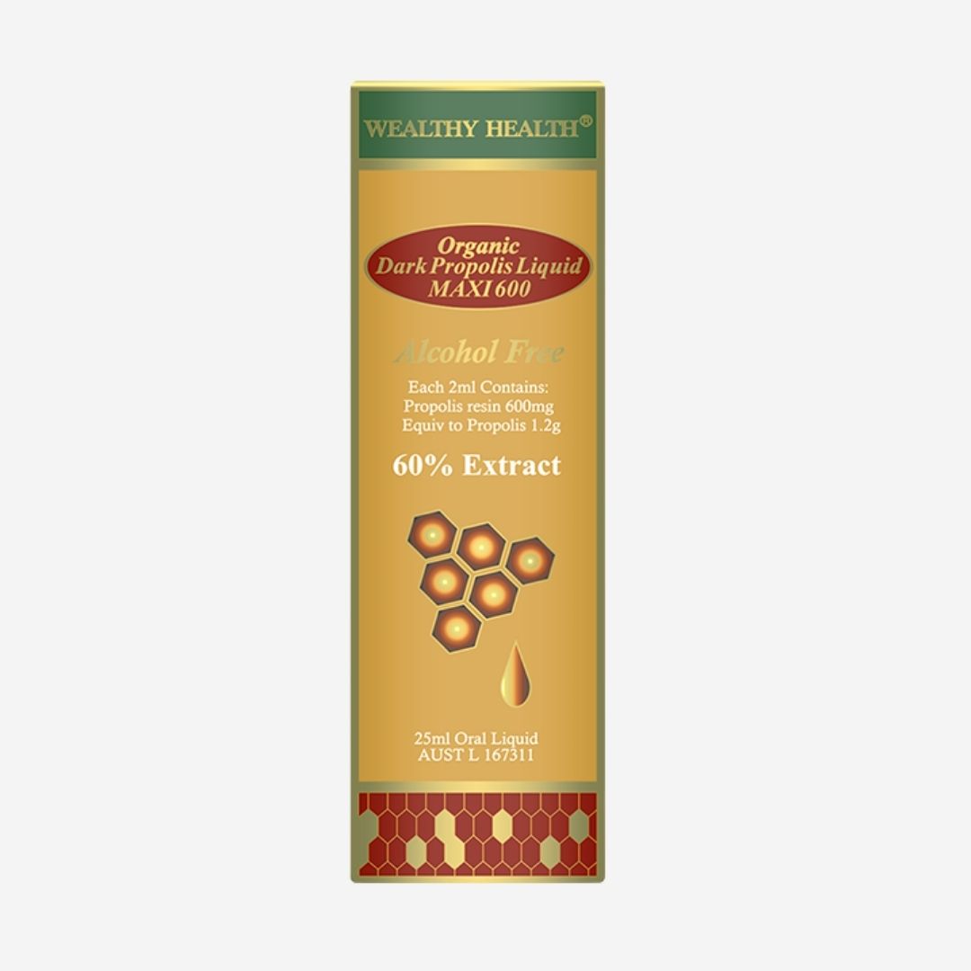 Organic Dark Propolis Liquid Maxi 600 image 0