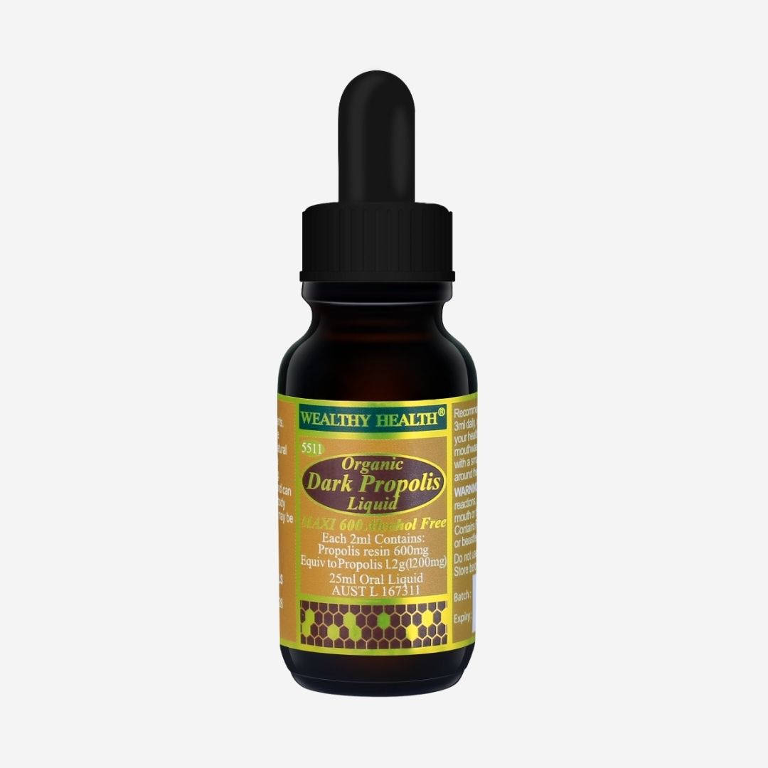 Organic Dark Propolis Liquid Maxi 600 image 1